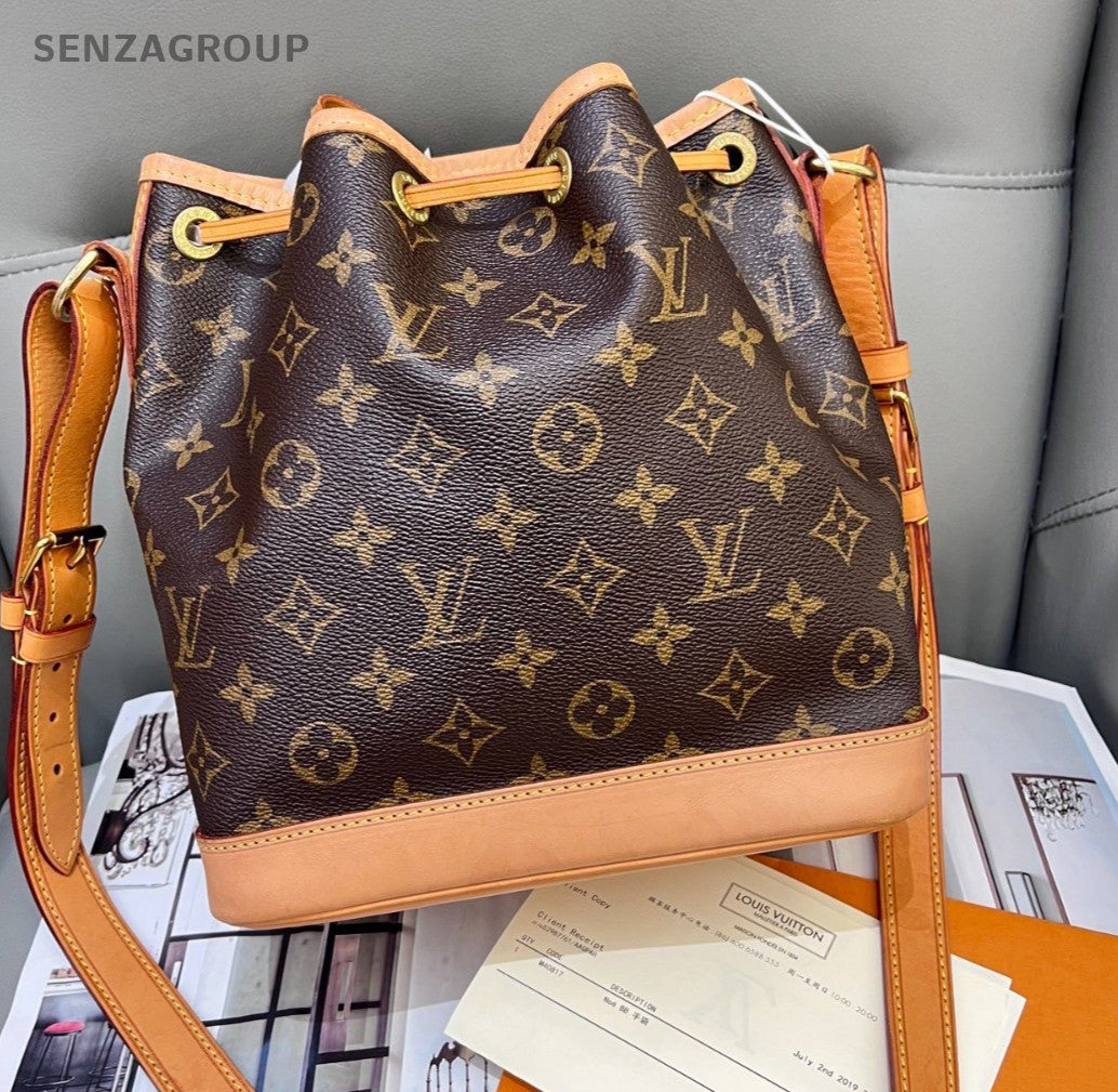 Louis Vuitton Noebb Monogram Shoulder Crossbody Bag Brown Women