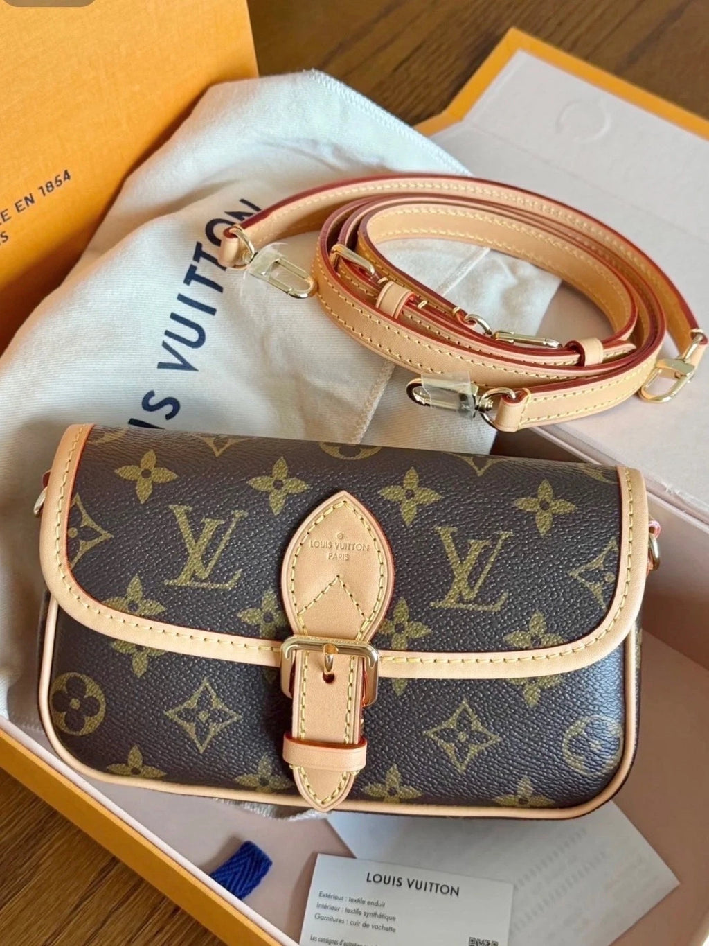Louis Vuitton Nano Baguette Shoulder Bag For Women