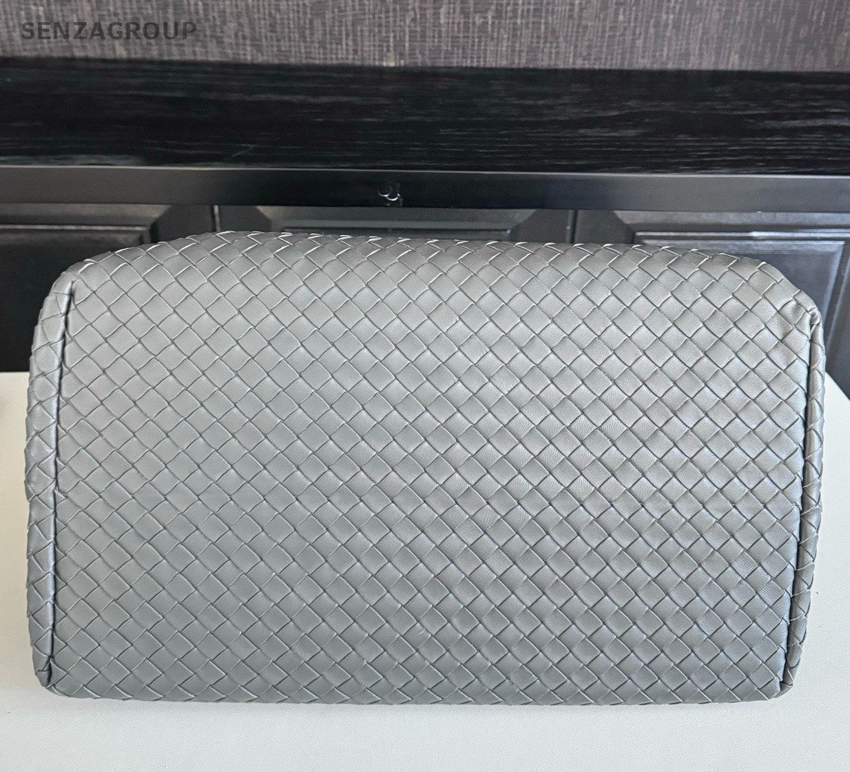 Bottega Veneta Cabat Top Handle Bag Gray Used Women Classic