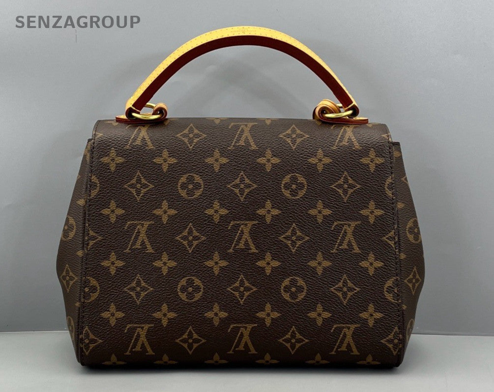 Louis Vuitton Cluny bb PM Monogram Top Handle 2way Shoulder bag Brown Women