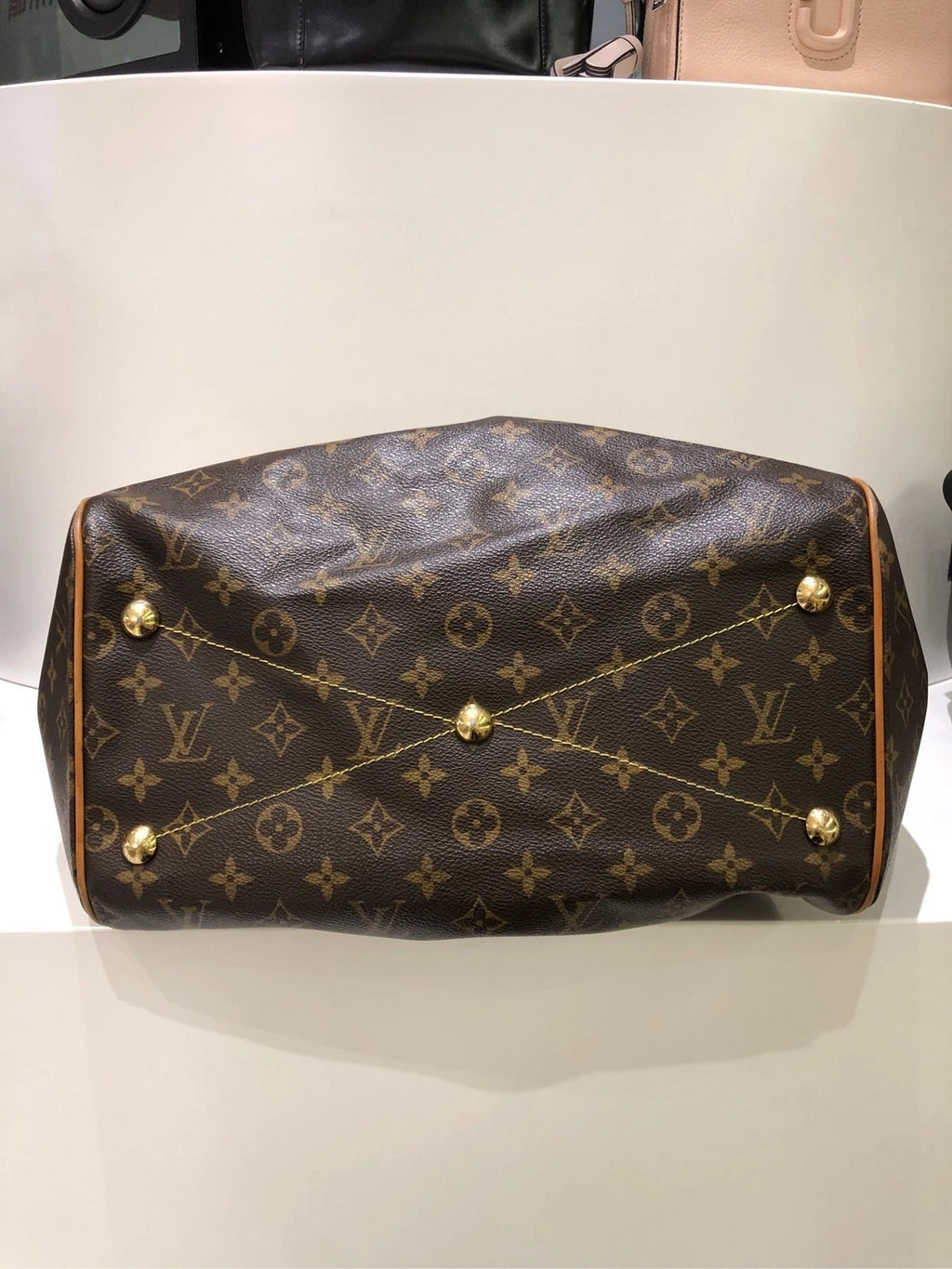 Louis Vuitton Canvas Dumpling Shoulder Bag For Women