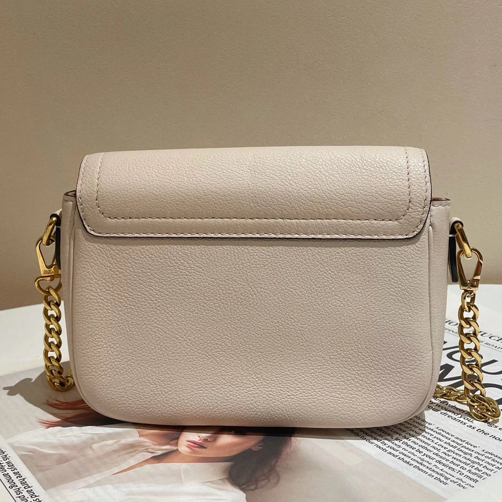 Chip Version Louis Vuitton Lockme Tender Chain Shoulder Bag Crossbody White Pink