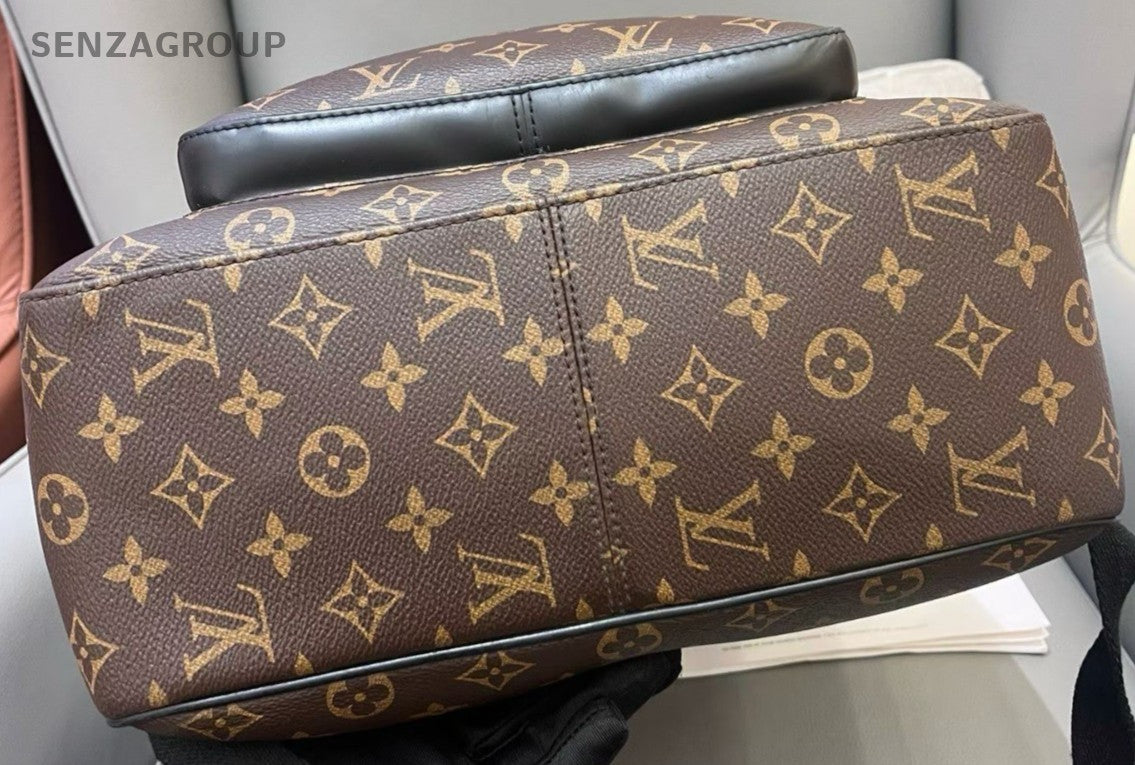 Louis Vuitton Josh Monogram Backpack Brown Silver Unisex Adults Classic Designer
