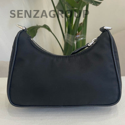 Prada Mini Chain Bag Black Silver Women Classic Shoulder Bag