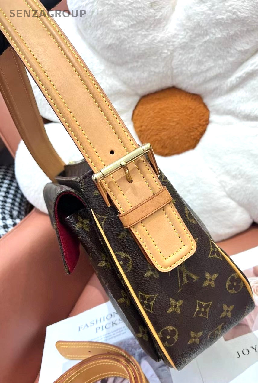 Louis Vuitton Vivacite GM Shoulder bag M51163 Monogram Brown Women Vintage