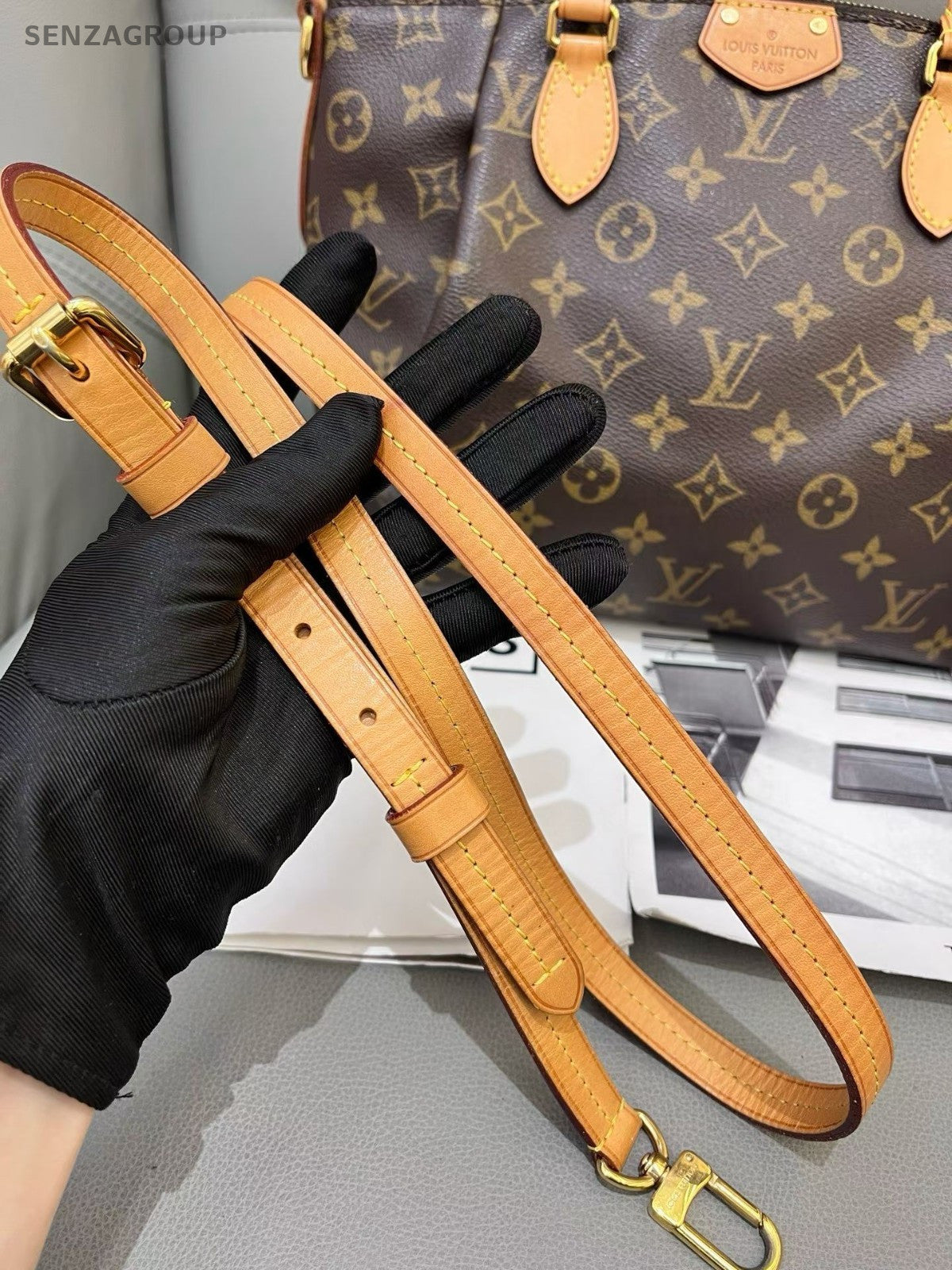Louis Vuitton Vintage Turenne PM Monogram 2way Shoulder Handbag Brown Classic