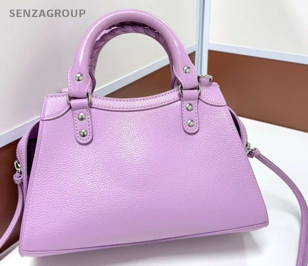 Balenciaga Neo Classic mini Top Handle 2way Shoulder bag Women Lavender purple