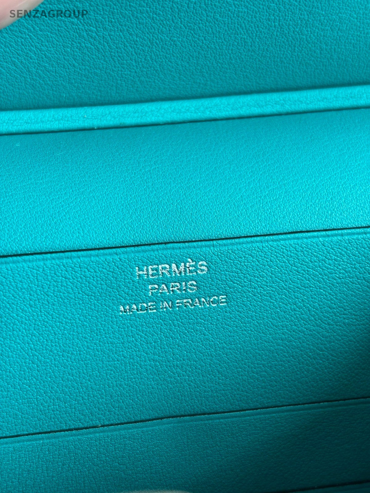 Hermès  Leather Clutch Handbag Green Lemon Yellow Women