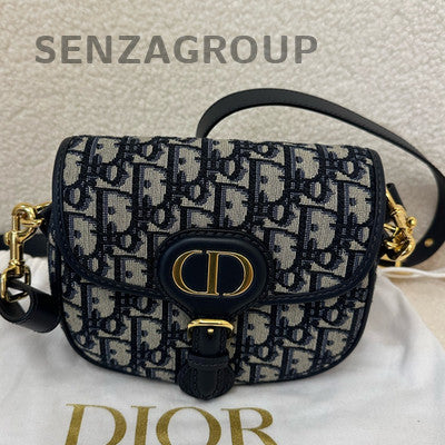 Dior Bobby Small Oblique Monogram Shoulder Crossbody Bag Black Gold