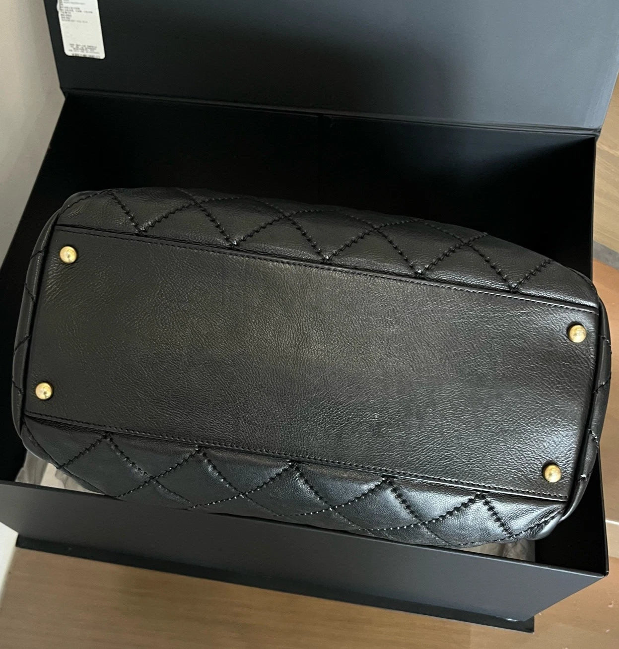 Chanel Large Shopping Bag Tote Calfskin Shoulder Bag Crossbody Women