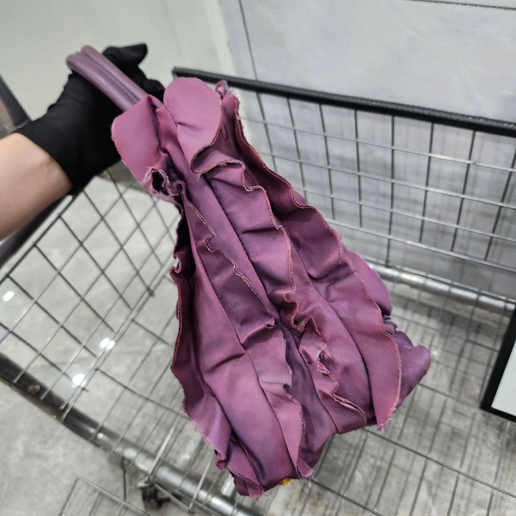 PRADA Purple Gradient Nylon Petal Tote Handbag For Women