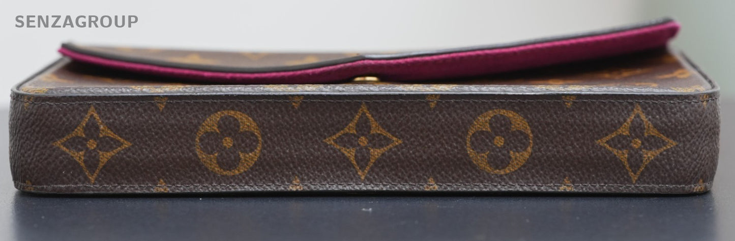 Louis Vuitton Félicie Pochette Monogram Chain Strap Crossbody bag M81896