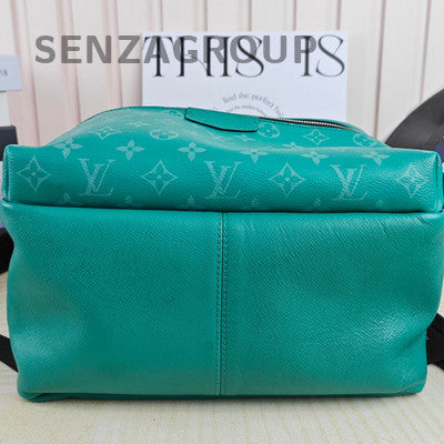 Louis Vuitton Mint Green Discovery Monogram Backpack Unisex Silver Hardware
