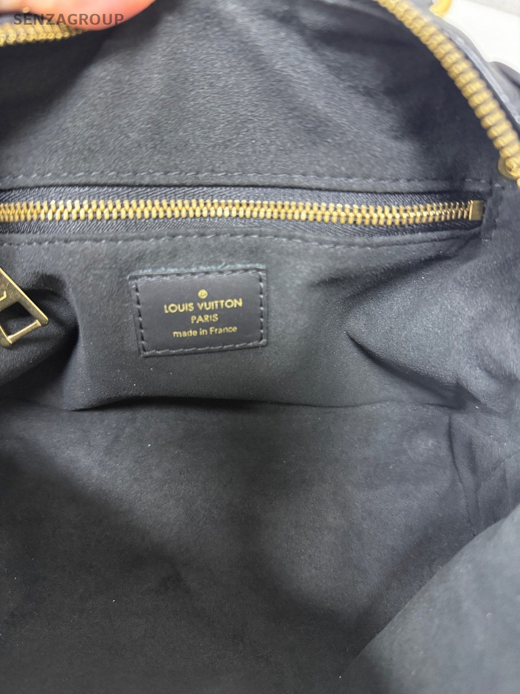 Louis Vuitton Petite Malle Top Handle Shoulder Crossbody Bag Black Women