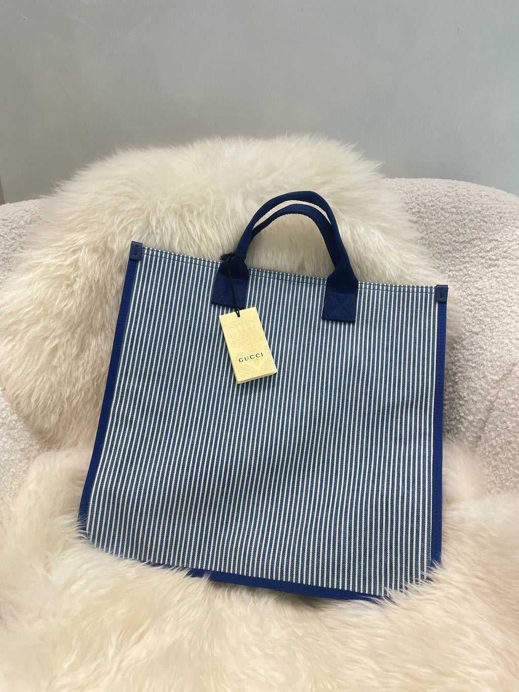 Gucci Blue Tote Bag Top Handle Bag For Women