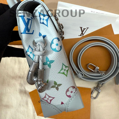 Louis Vuitton Spring Capsule Grey Multicolor Steamer Shoulder Bag Unisex