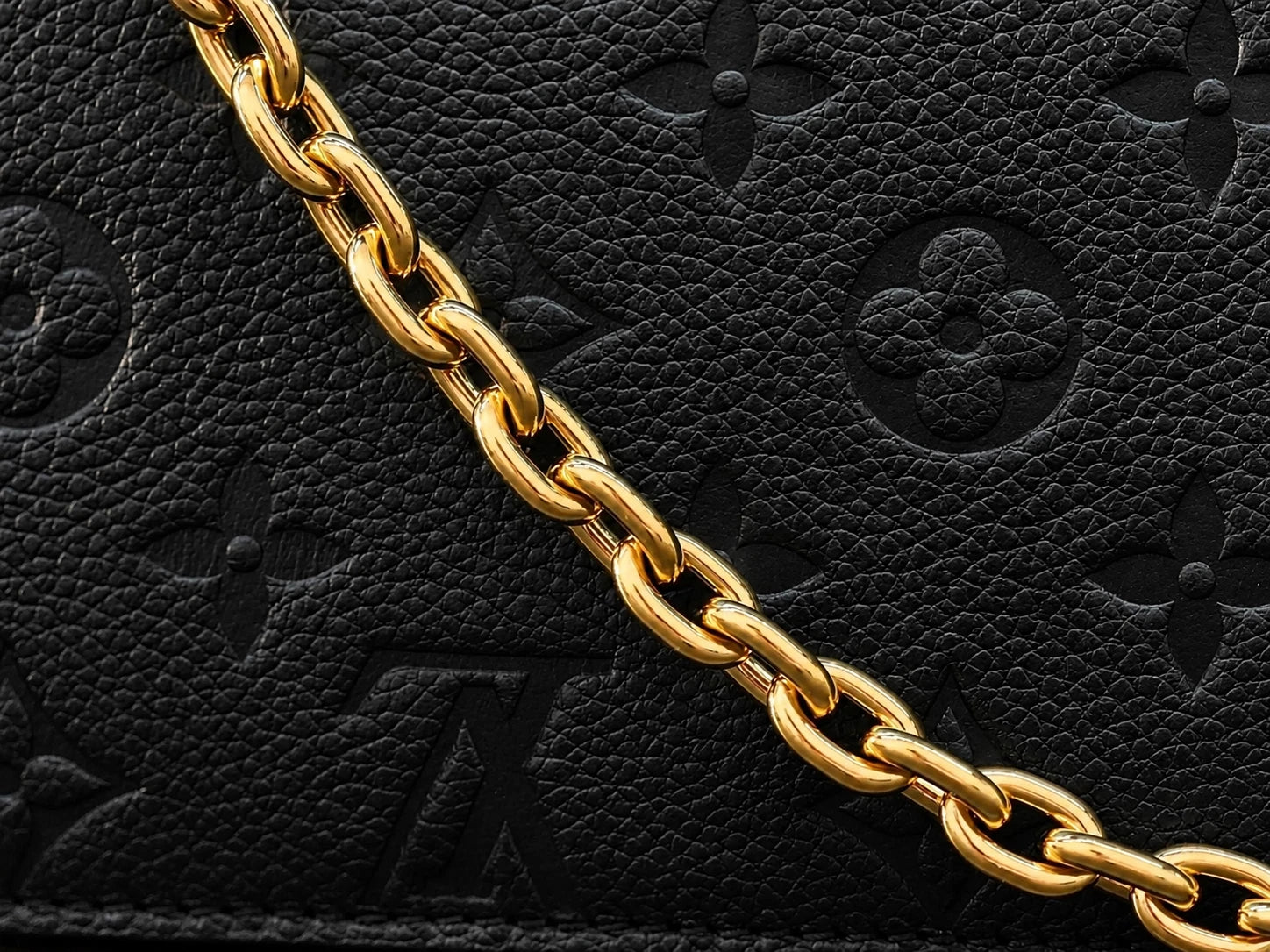 Louis Vuitton Pochette Metis East West Monogram Empreinte Chain Shoulder Bag