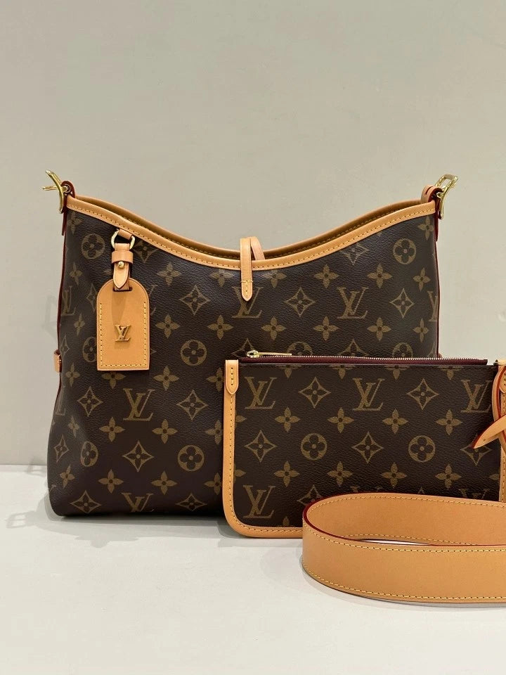 Louis Vuitton Canvas Carryall Small Tote Bag For Women