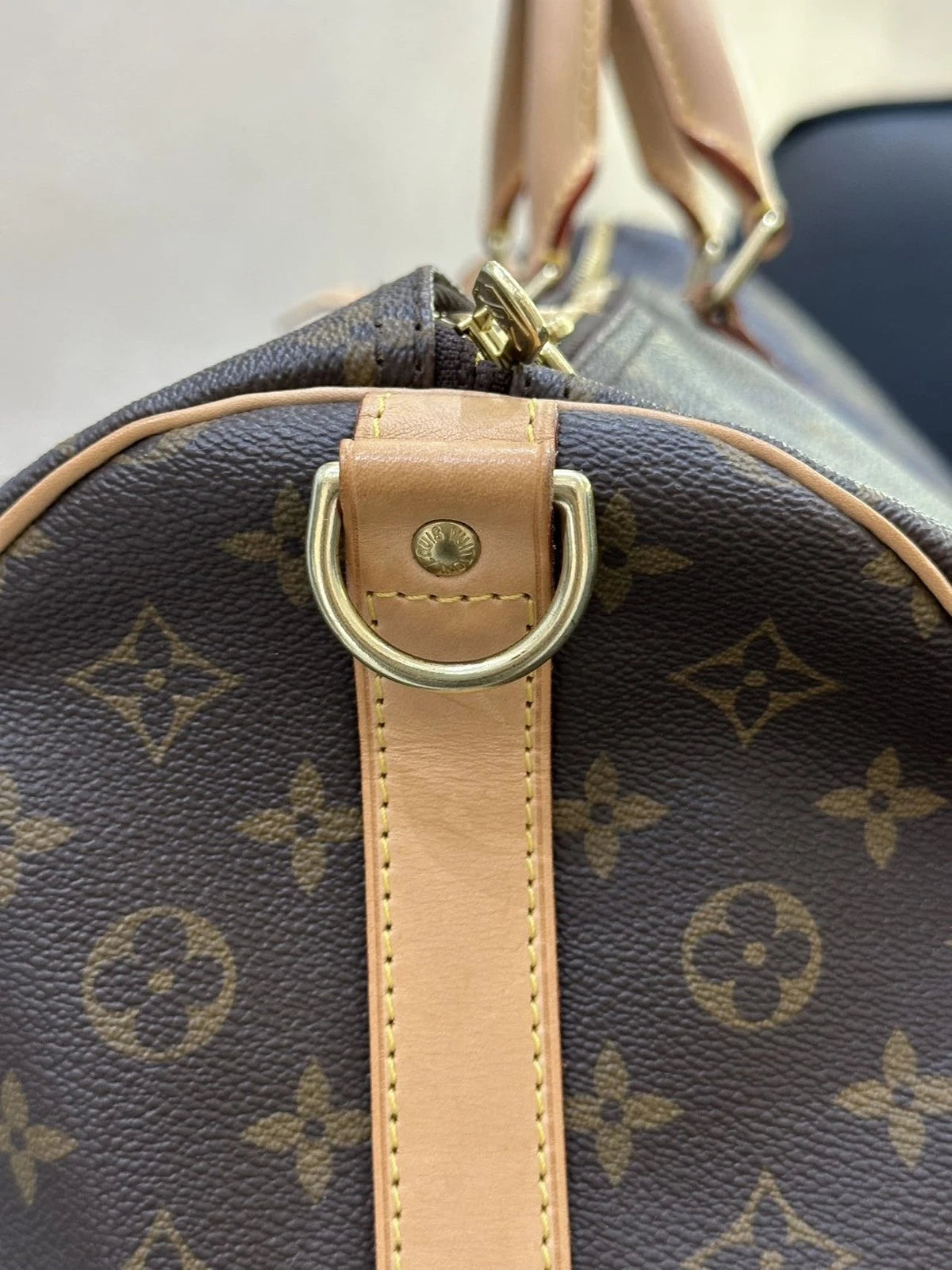 Louis Vuitton Canvas Keepall60 Travel Bag For Women
