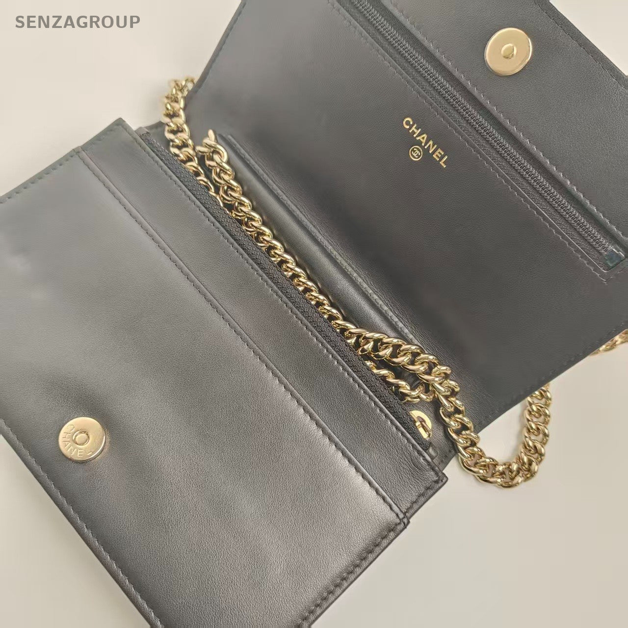 SJ0001 Chanel le boy woc wallet on chain golden cc