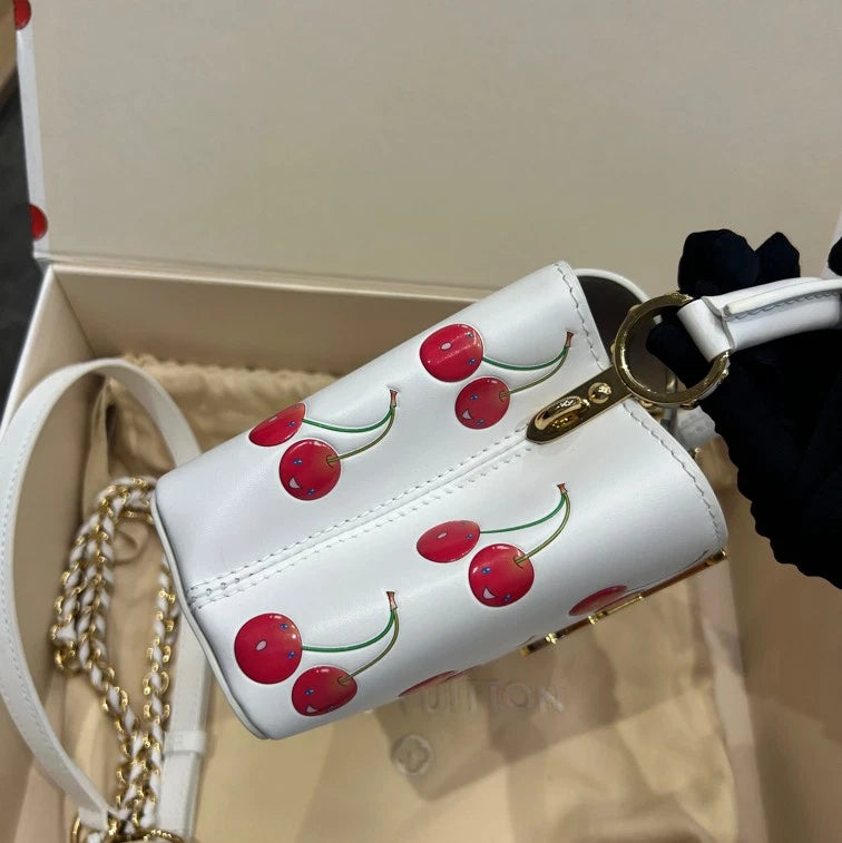 Louis Vuitton Capucines x Takashi Murakami Cherry Crossbody Handbag