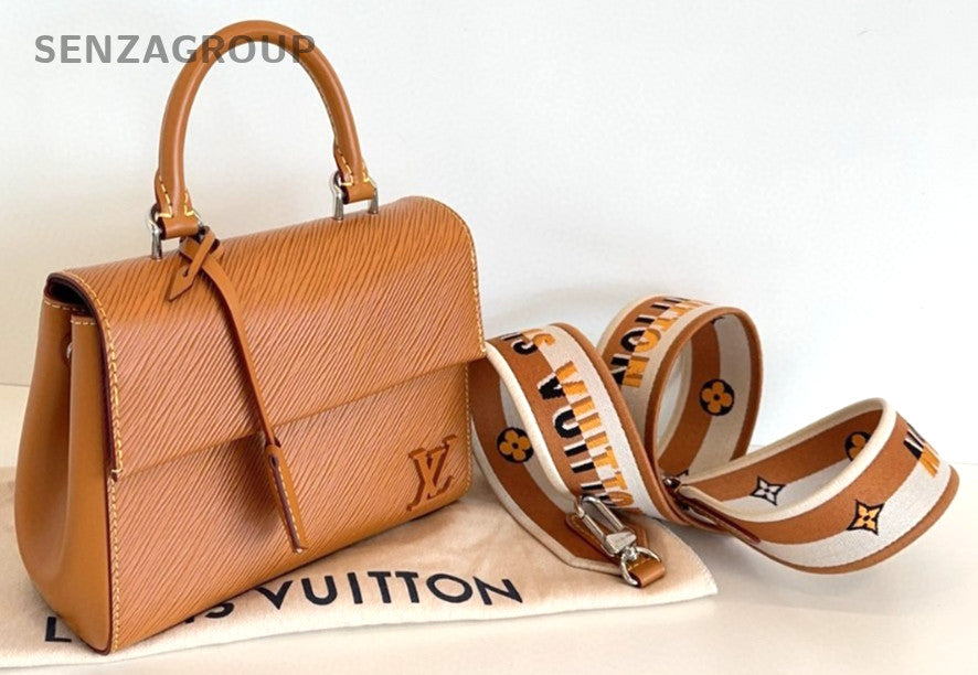 Louis Vuitton Cluny BB caramel color Epi Top Handle 2way Shoulder bag Women