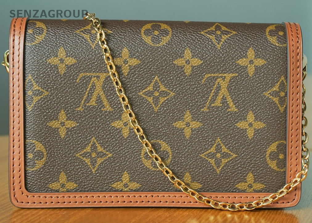 Louis Vuitton Shoulder Bag  Monogram Brown Dauphine OS M68746
