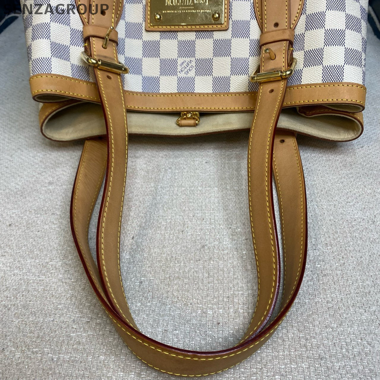Louis Vuitton Damier Ebene Canvas Shoulder Bag Classic Women's