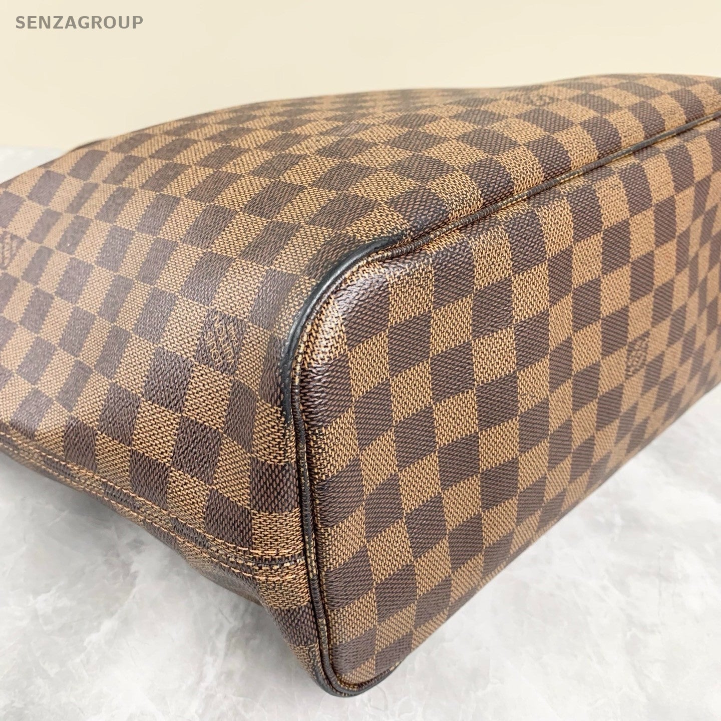 Louis Vuitton Damier Ebene Neverfull MM tote Shoulder bag Brown