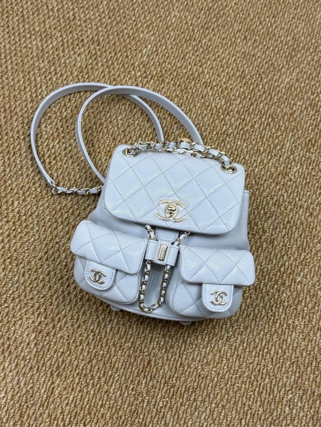 CHANEL Duma Quilted Leather Backpack For Women
