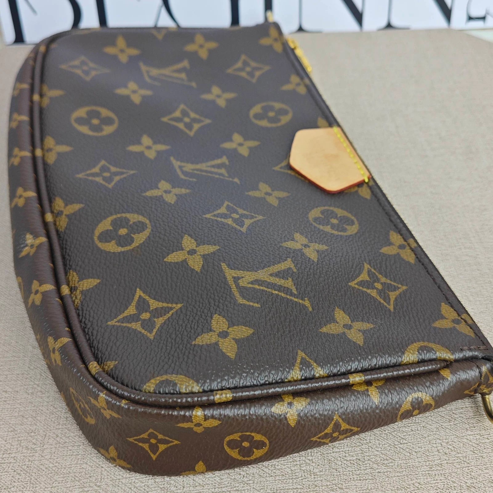 Louis Vuitton Multi Pochette Accessiores Monogram Canvas Pink Strap Shoulder Bag