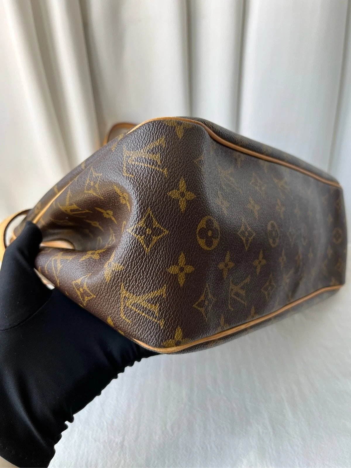 Louis Vuitton Monogram Canvas Tote Handbag Shoulder Bag For Women