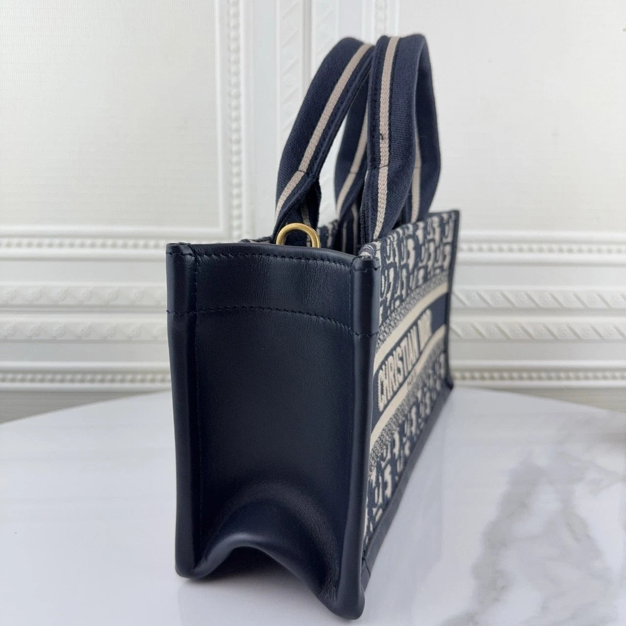 Dior Oblique Horizontal Book Tote Crossbody Handbag For Women