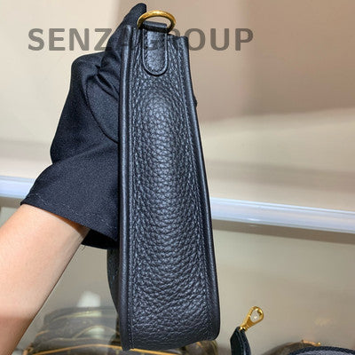 Hermès Evelyne Mini Black Gold Shoulder Crossbody Bag Classic Fashion