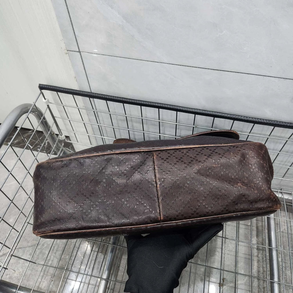 Gucci Brown Flap Shoulder Crossbody Messenger Bag For Women