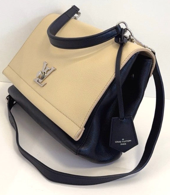Louis Vuitton Lock me All Leather Calfskin Top Handle 2WAY Shoulder bag WOMEN