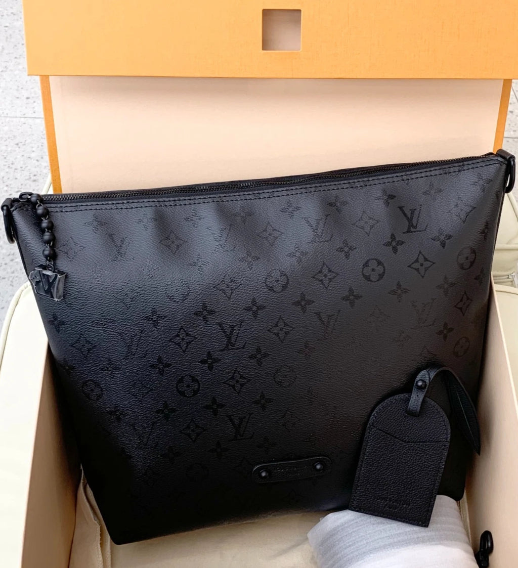 Louis Vuitton Vagabond Hobo Monogram So Black Shoulder Bag Crossbody Unisex S