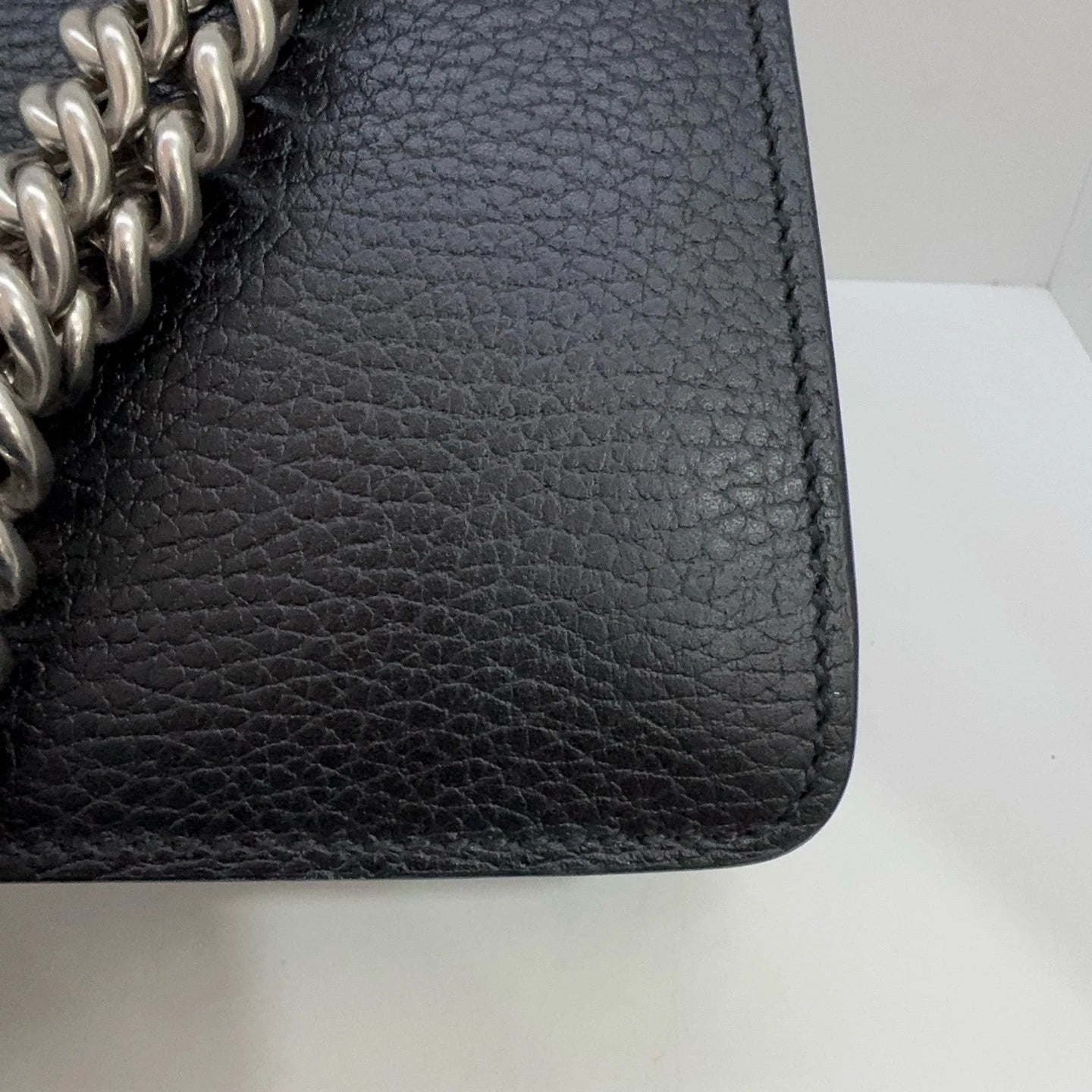 GUCCI Leather Dionysus Black Solid Shoulder Crossbody Bag For Women