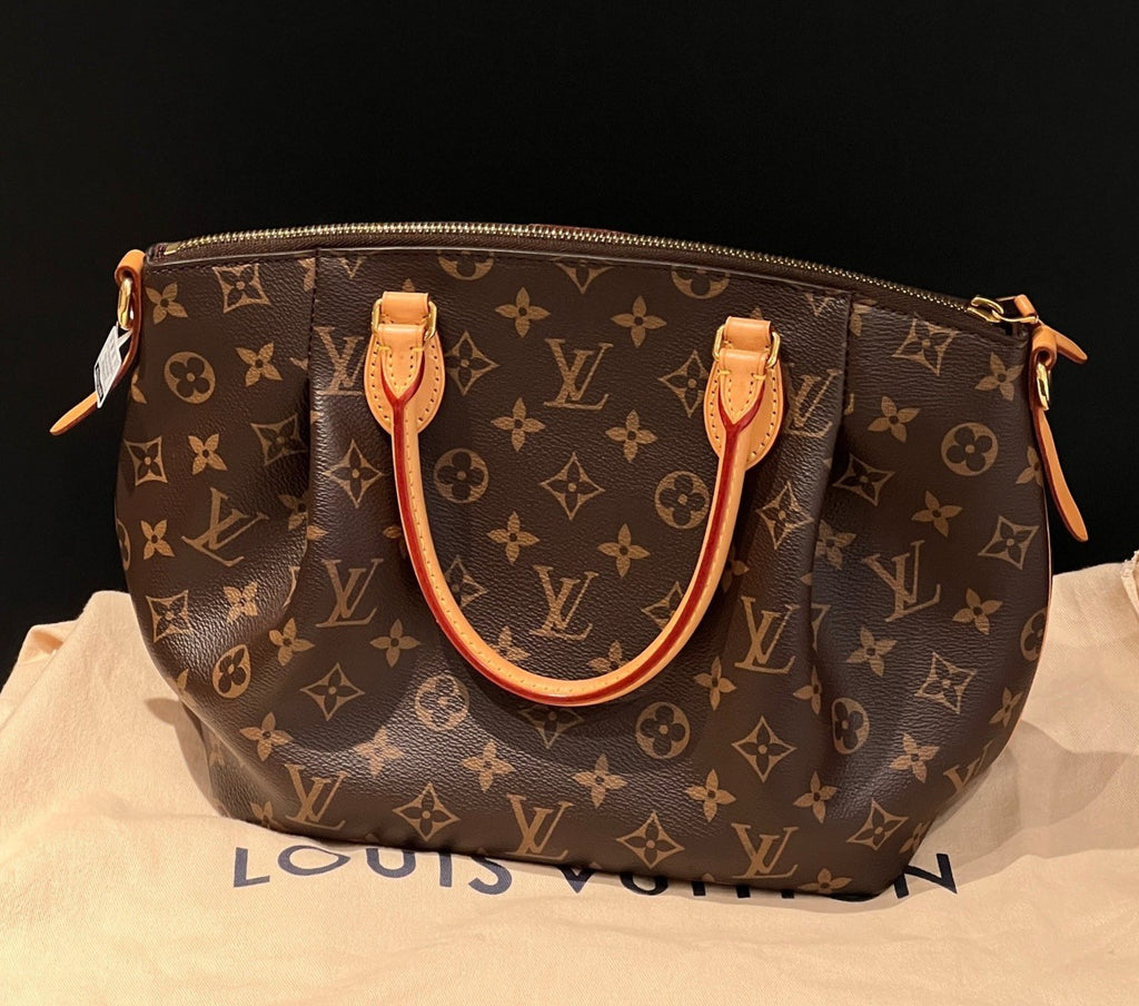 Louis Vuitton Monogram Canvas PM Top Handle Crossbody Brown Gold  Women Classic
