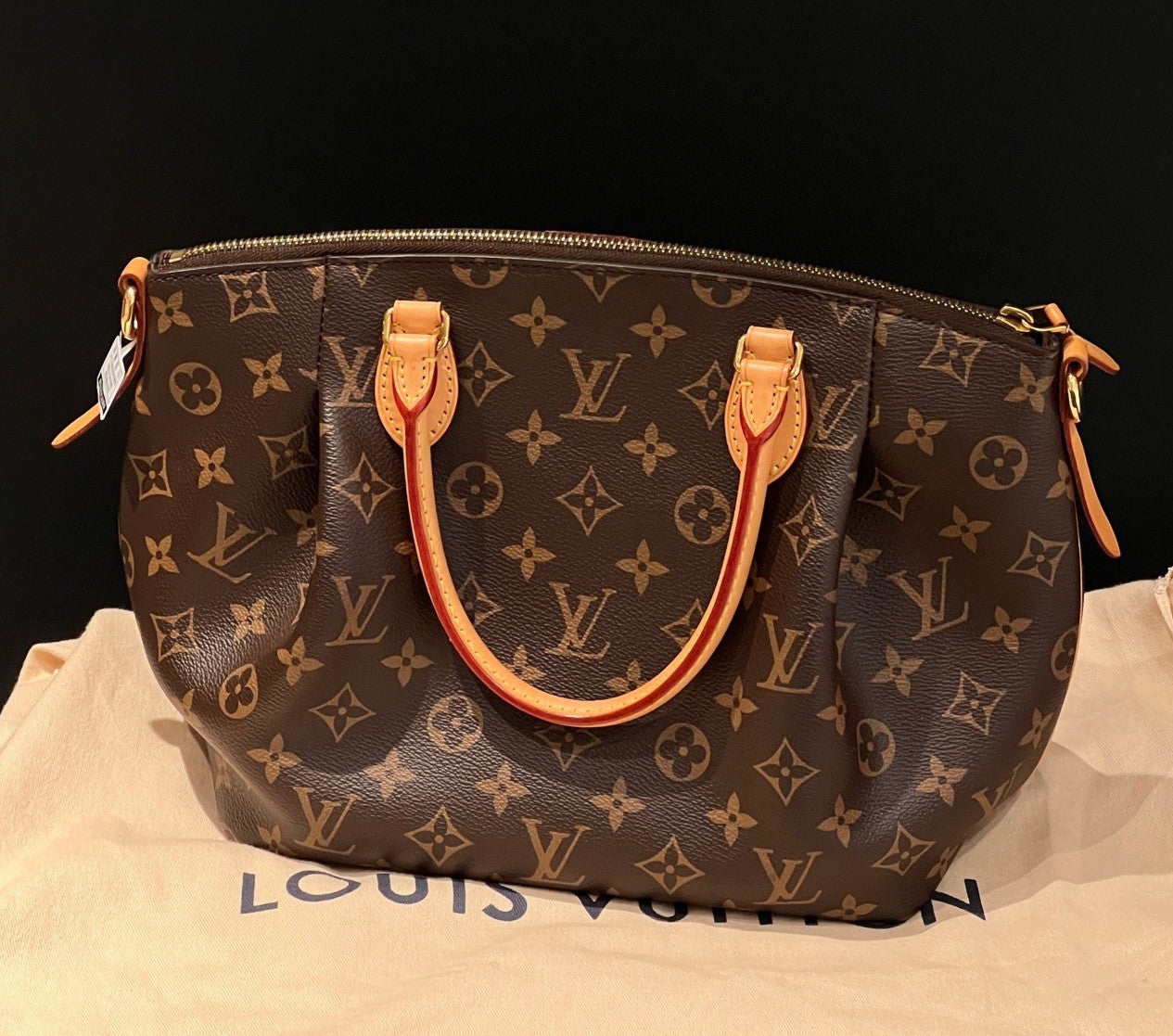 Louis Vuitton Monogram Canvas PM Top Handle Crossbody Brown Gold  Women Classic
