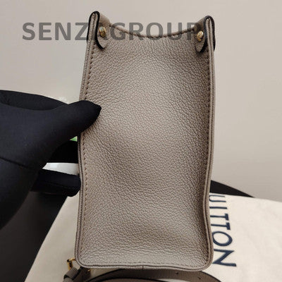 Louis Vuitton OnTheGo GM Monogram Grey Gold Tote Bag for Women