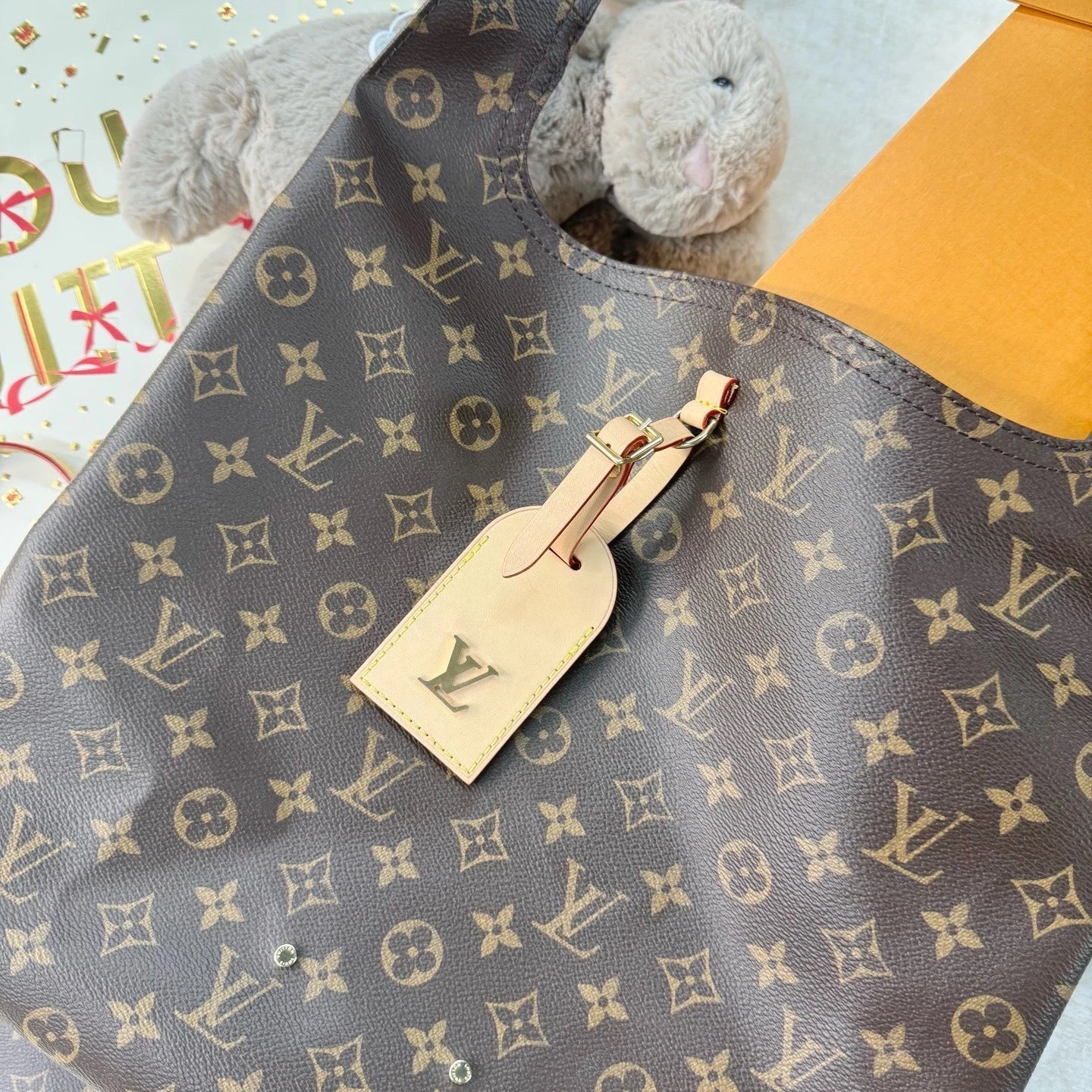 New Louis Vuitton Canvas Atlantis GM Large Bucket Bag For Women