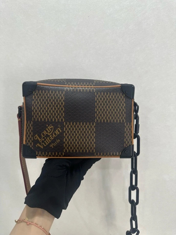 Pre-owned Louis Vuitton x Nigo Soft Trunk Canvas Box Bag Unisex