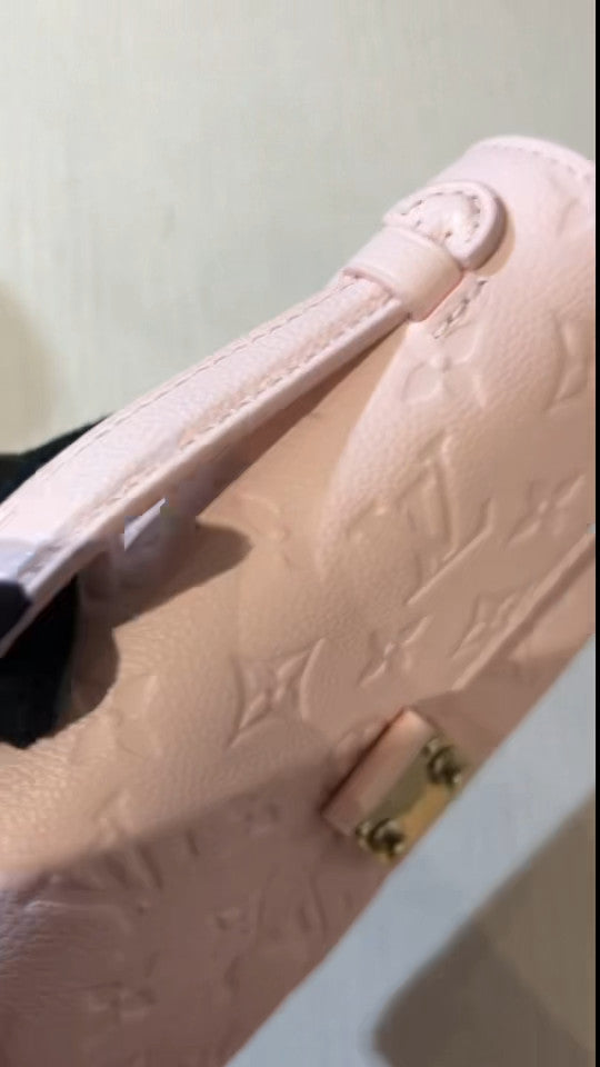 Louis Vuitton Monogram Empreinte East West Pochette Metis Shoulder Bag Women