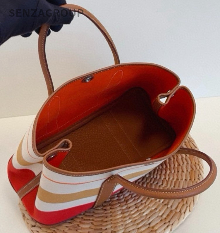 Hermes GardenParty Gp30 Japan Limited Edition tote Handbag Coloful Women