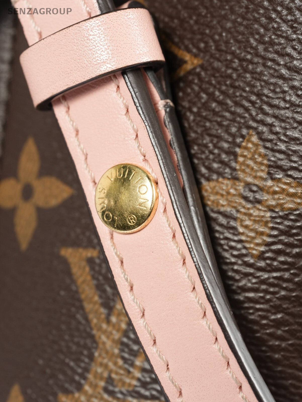 LOUIS VUITTON NEONOE  MONOGRAM ROSE POUDRE CANVAS BUCKET BAG M44022