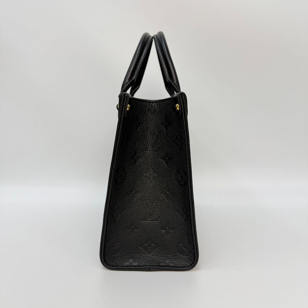 #1 - SJ0001 Louis Vuitton OnTheGo PM Monogram Empreinte Leather Tote Bag