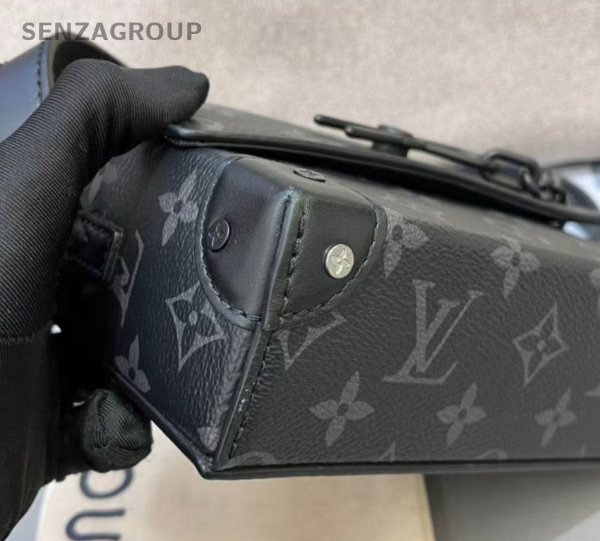 Louis Vuitton Steamer Mini Monogram Crossbody Black Unisex Adults Classic