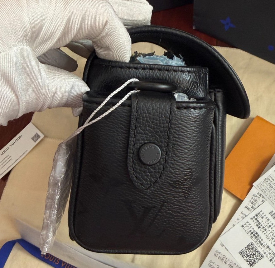 Louis Vuitton Cargo Mini Monogram Shoulder Bag Crossbody Black Unisex Adults