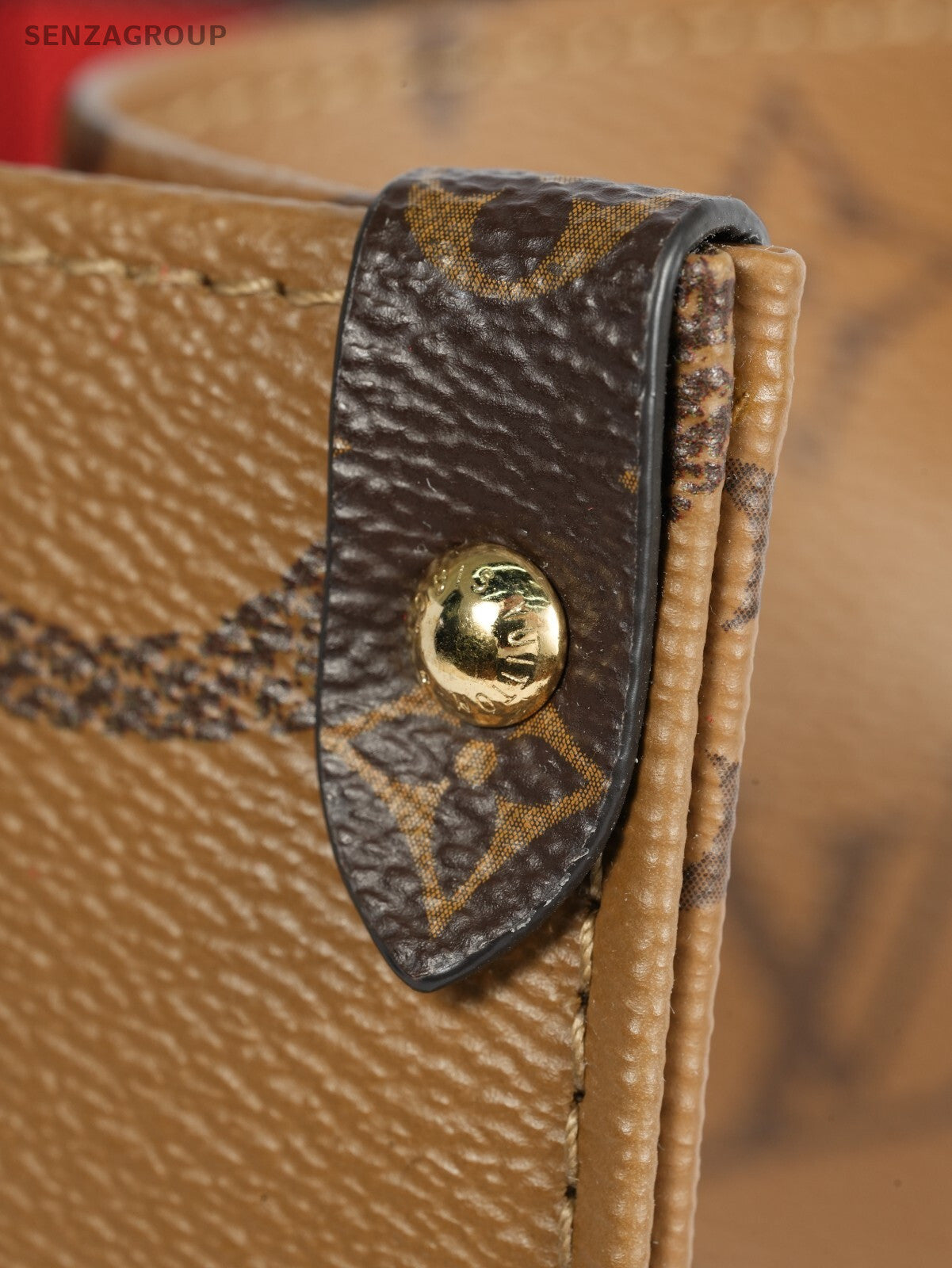 LOUIS VUITTON OnTheGo MM   Monogram Giant Hand Bag Brown M45321 Chip version